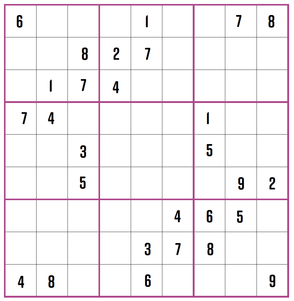 Sudoku-Moyen