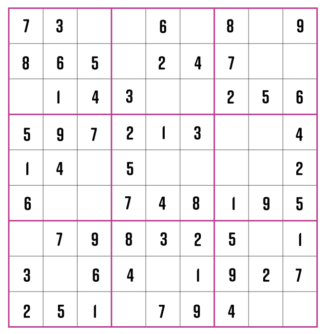 sudoku facile