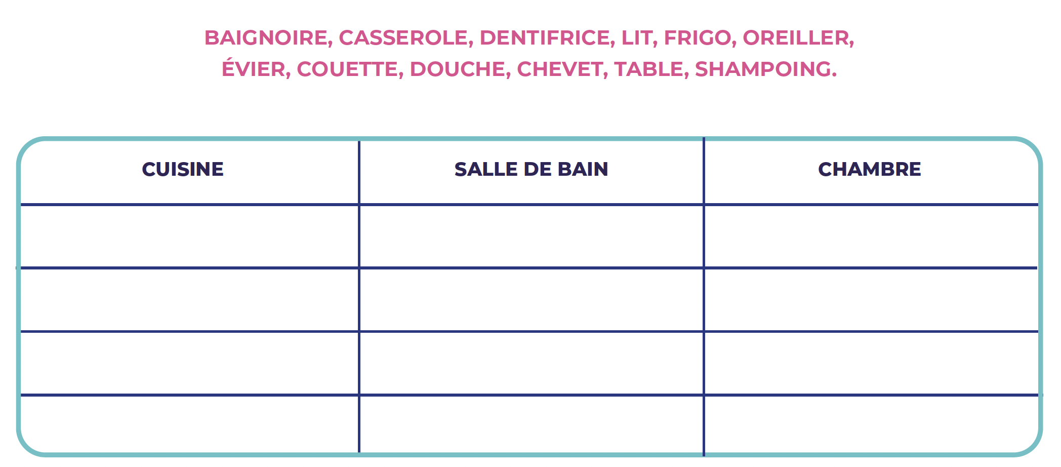 Tous en ordre Maison Helpy